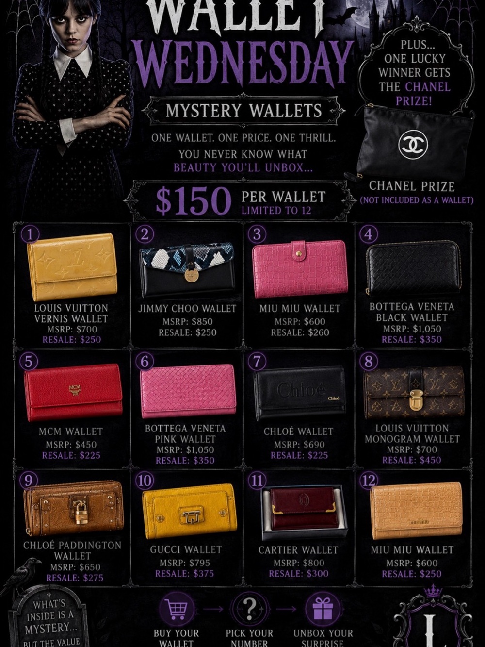 🔥WALLET WEDNESDAY:
Luxury Wallet Pulls 🔥